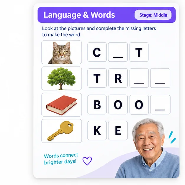 Language activities preview