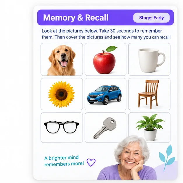 Memory activities preview
